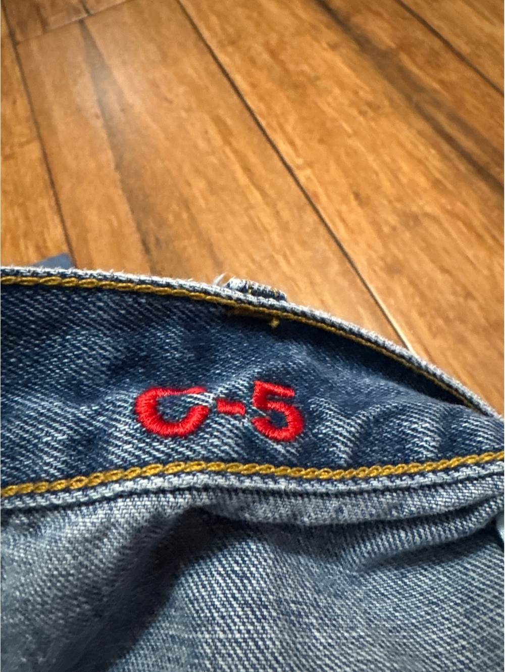 Polo Ralph Lauren Jeans Mens 52x32 Straight Leg 5-Pocket Cotton Denim Carpenter - Picture 8 of 8
